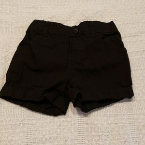 All black toddler shorts